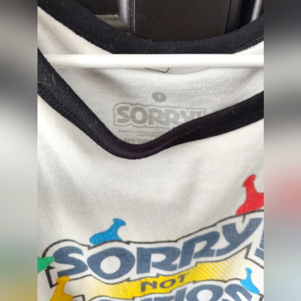 Torrid "Sorry Not Sorry" Ringer Tee - Picture 2 of 2